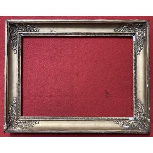 Cadre doré à clefs, motifs de Palmettes époque Restauration