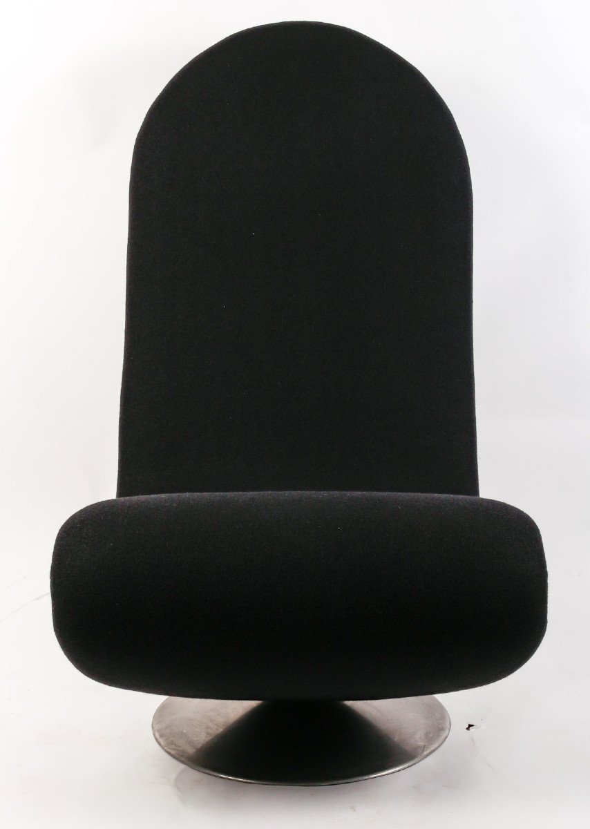 Pair Of Verner Panton Armless Chairs-photo-3