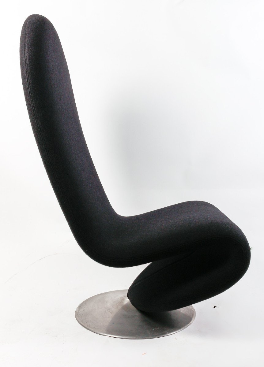 Pair Of Verner Panton Armless Chairs-photo-4