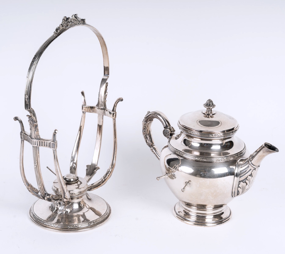 Samovar Christofle En Métal Argenté – Art De La Table De Prestige – XXᵉ Siècle-photo-3