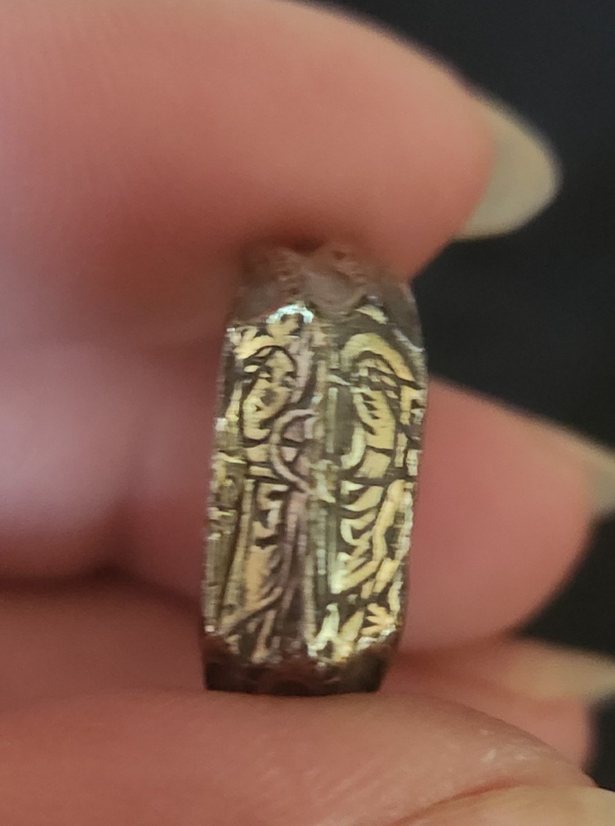 Medieval Iconographic Ring England 15th Century-photo-5