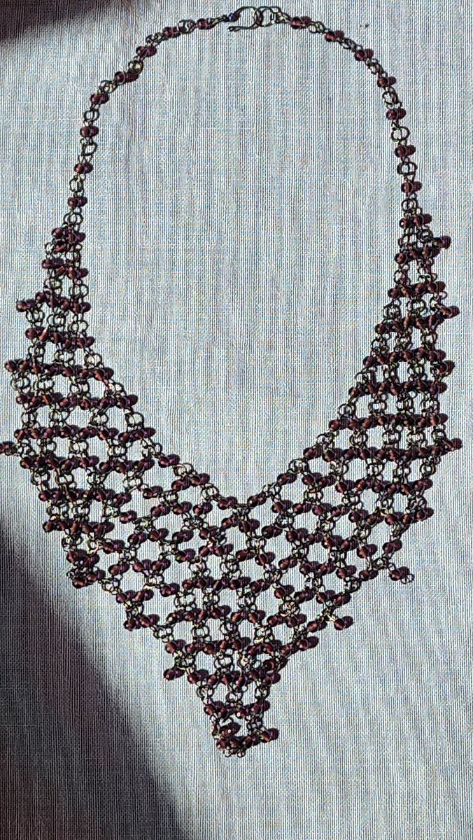 Pearl Drapery Necklace Circa 1920-photo-4