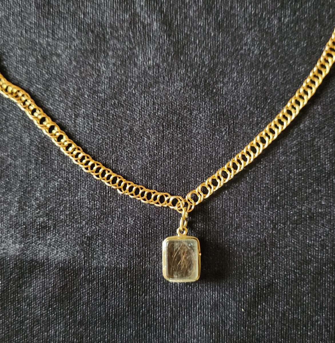 Collier Reliquaire Miniature 19 ème Siècle -photo-3