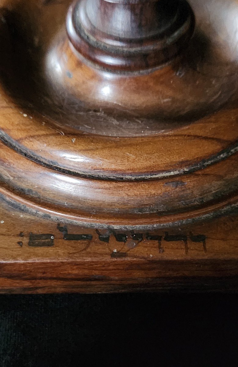 Pair Of 19th Century Shabbat Candlesticks -photo-4