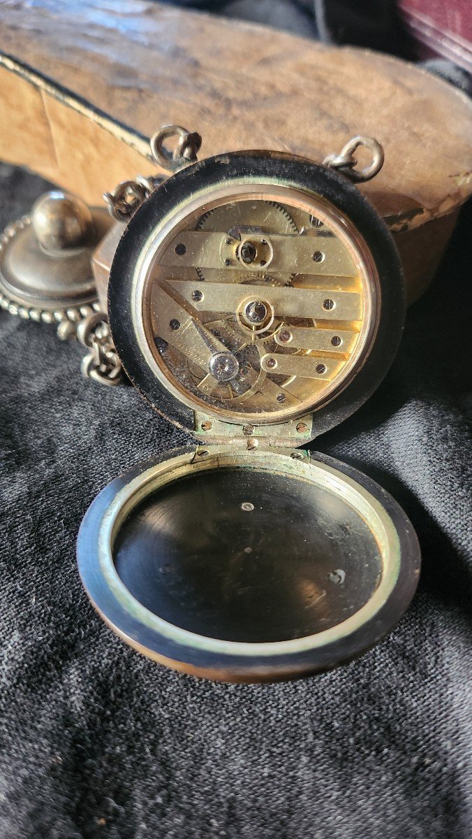 Watch And Chatelaine By Gustave Sandoz 19th Century -photo-3