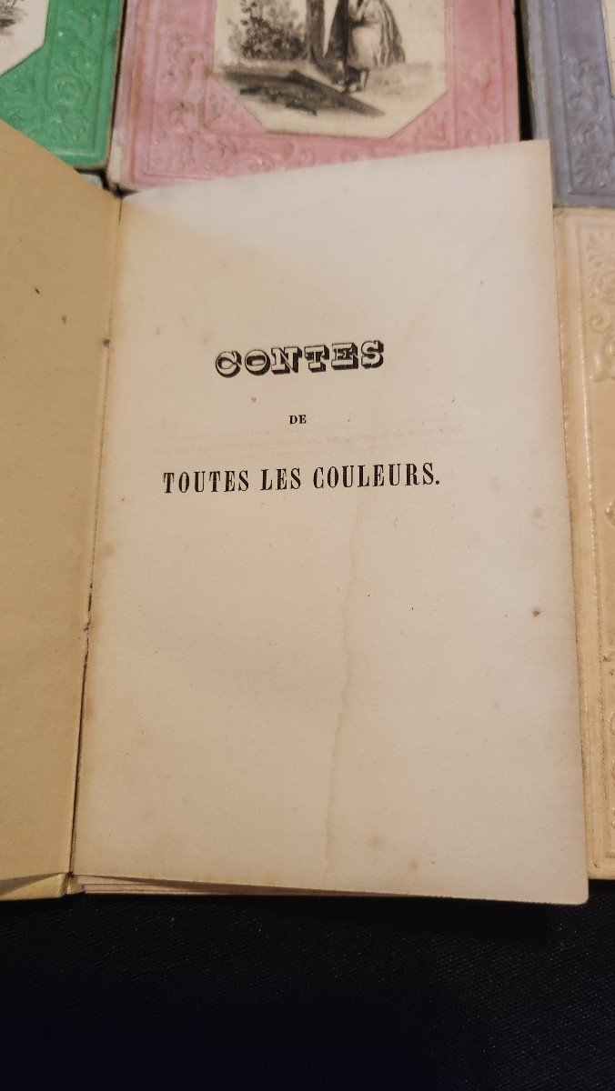 Petits Livres Contes De Toutes Les Couleurs 19 Eme Siecle-photo-3