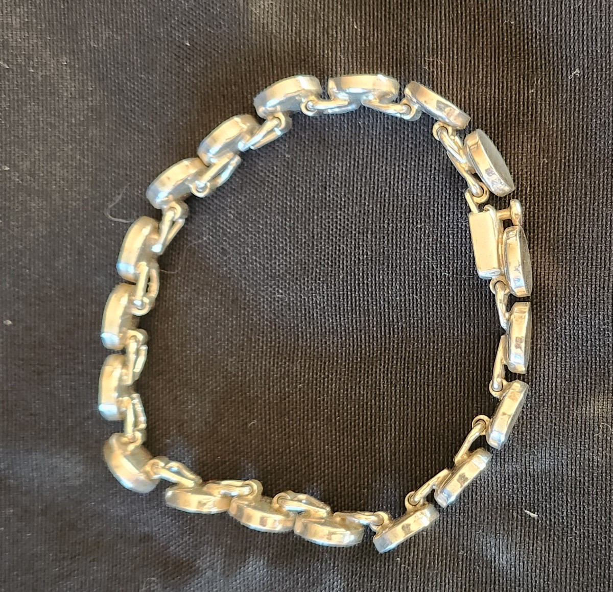 Bracelet En Argent Moderniste-photo-2