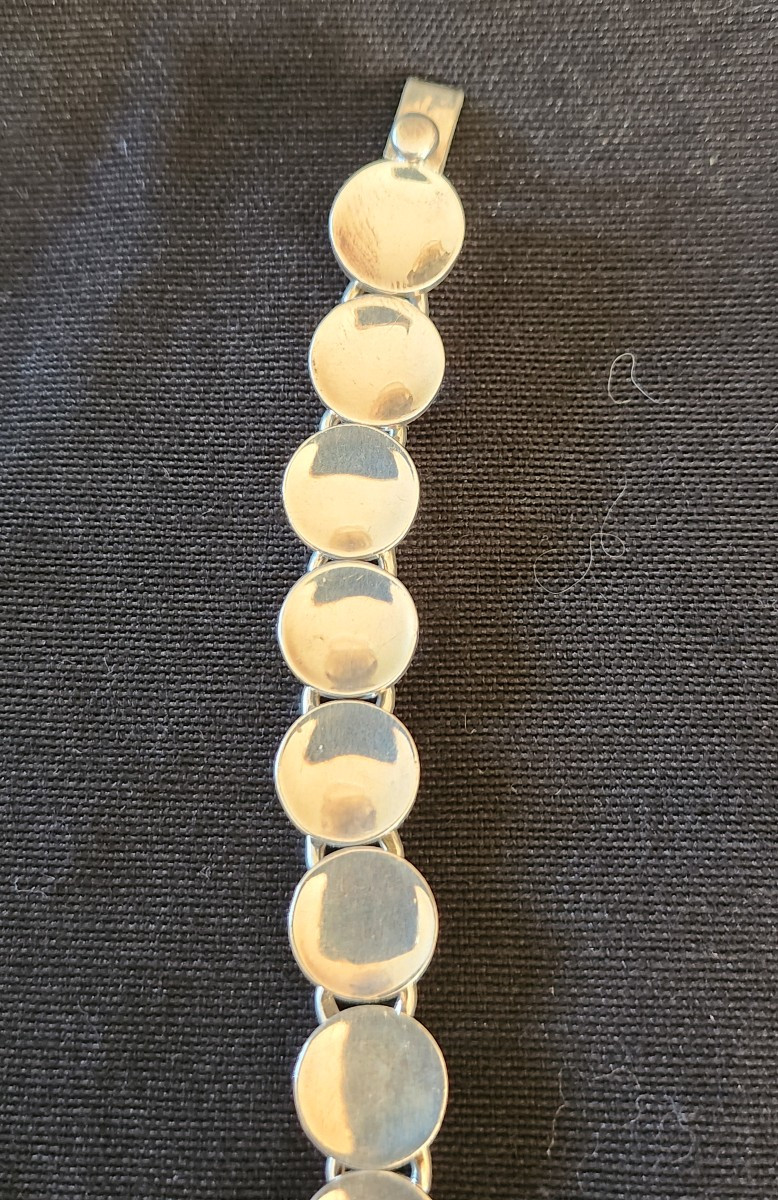 Bracelet En Argent Moderniste-photo-4