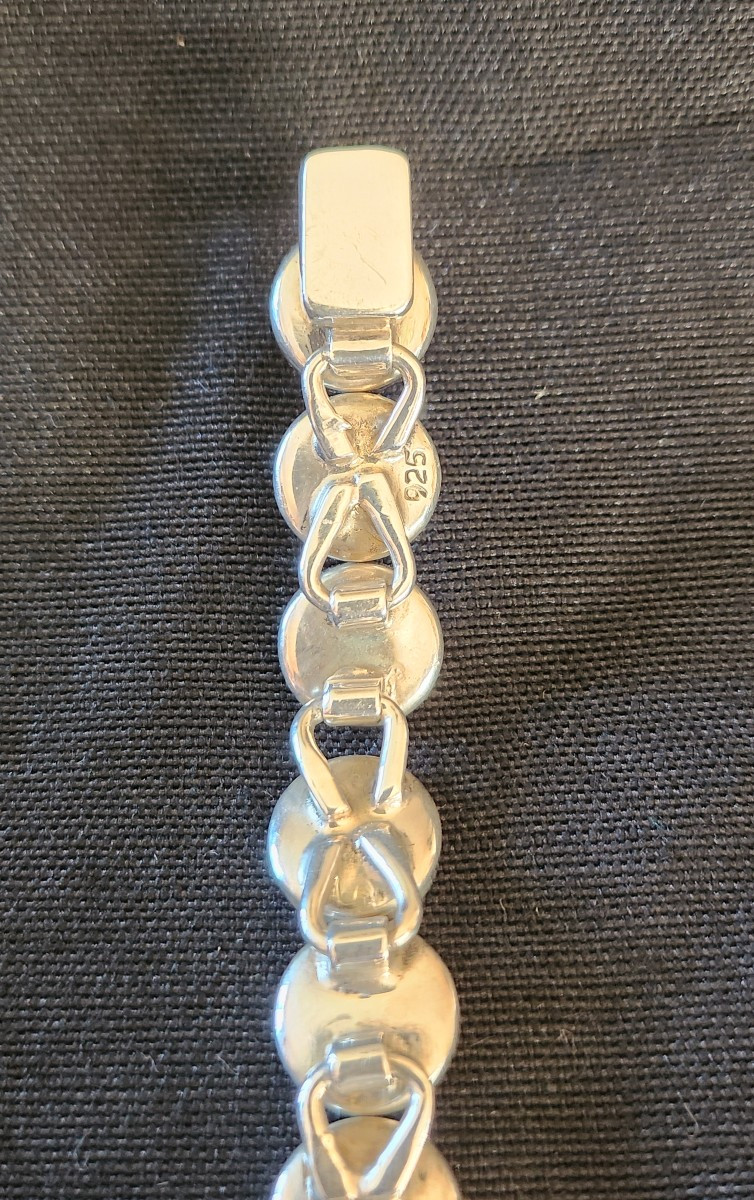 Bracelet En Argent Moderniste-photo-1