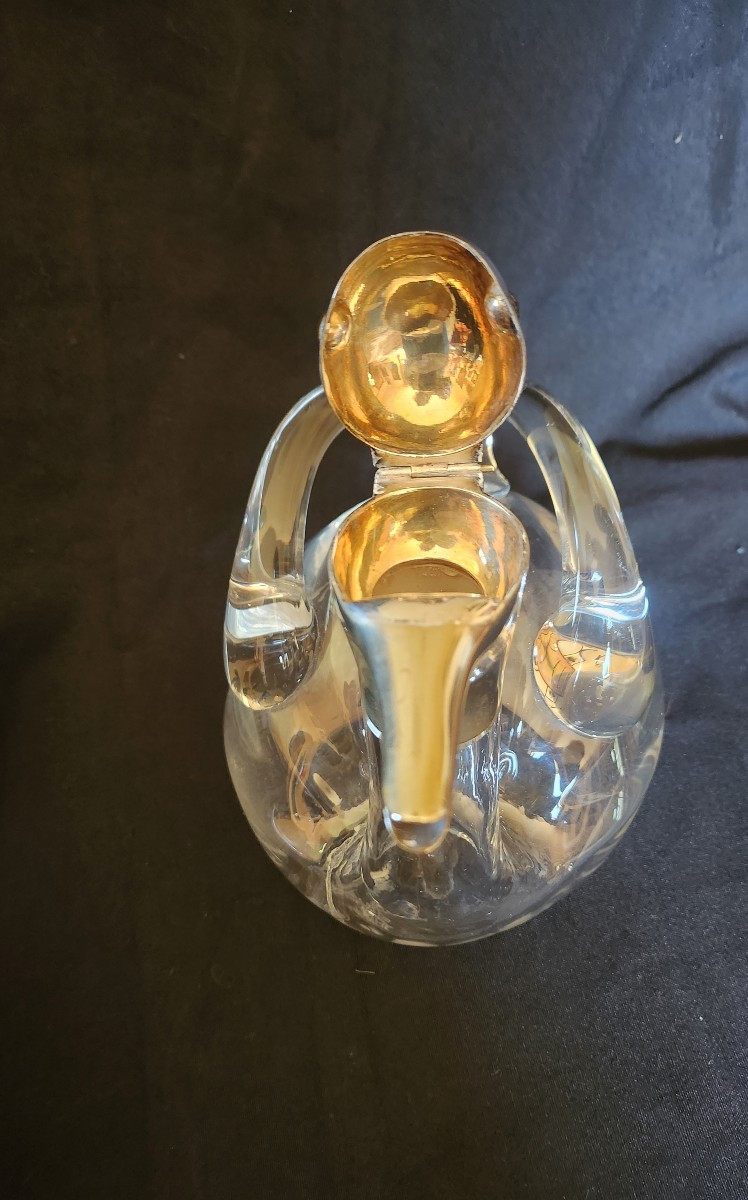 Carafe à Vin Canard Vers 1900-photo-1
