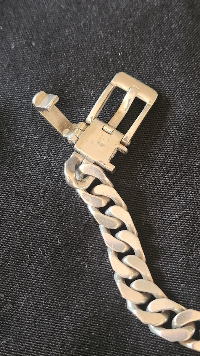 Bracelet Ceinture En Argent Vers 1950-photo-3