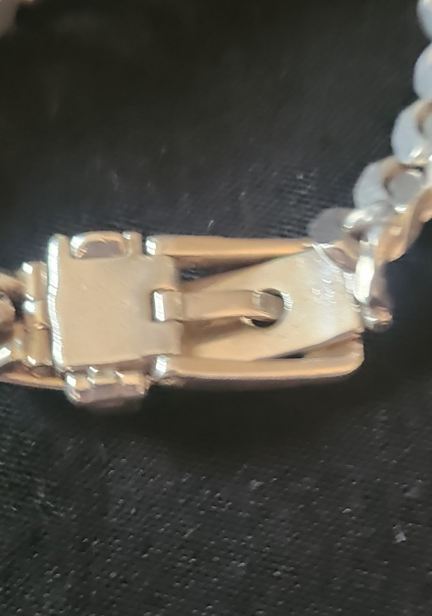 Bracelet Ceinture En Argent Vers 1950-photo-4