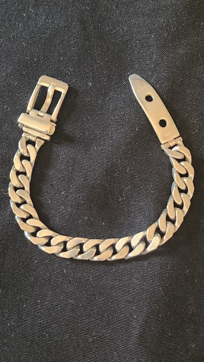 Bracelet Ceinture En Argent Vers 1950