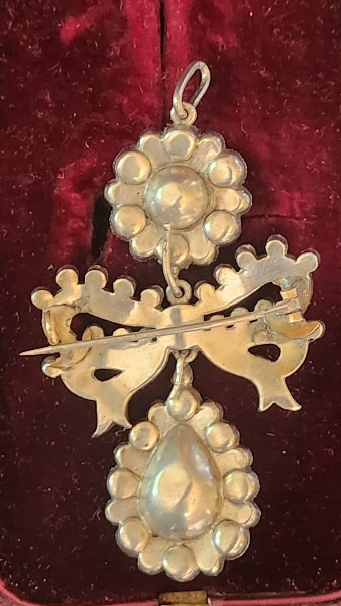 Pendentif broche girandole 19 ème siècle -photo-3