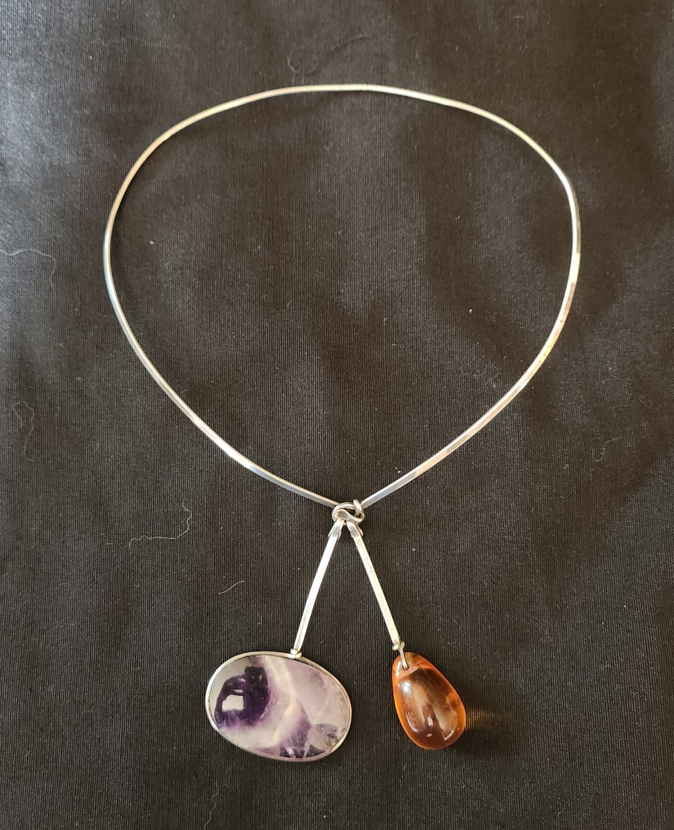 Viviana Torun collier torque et pendentif-photo-4