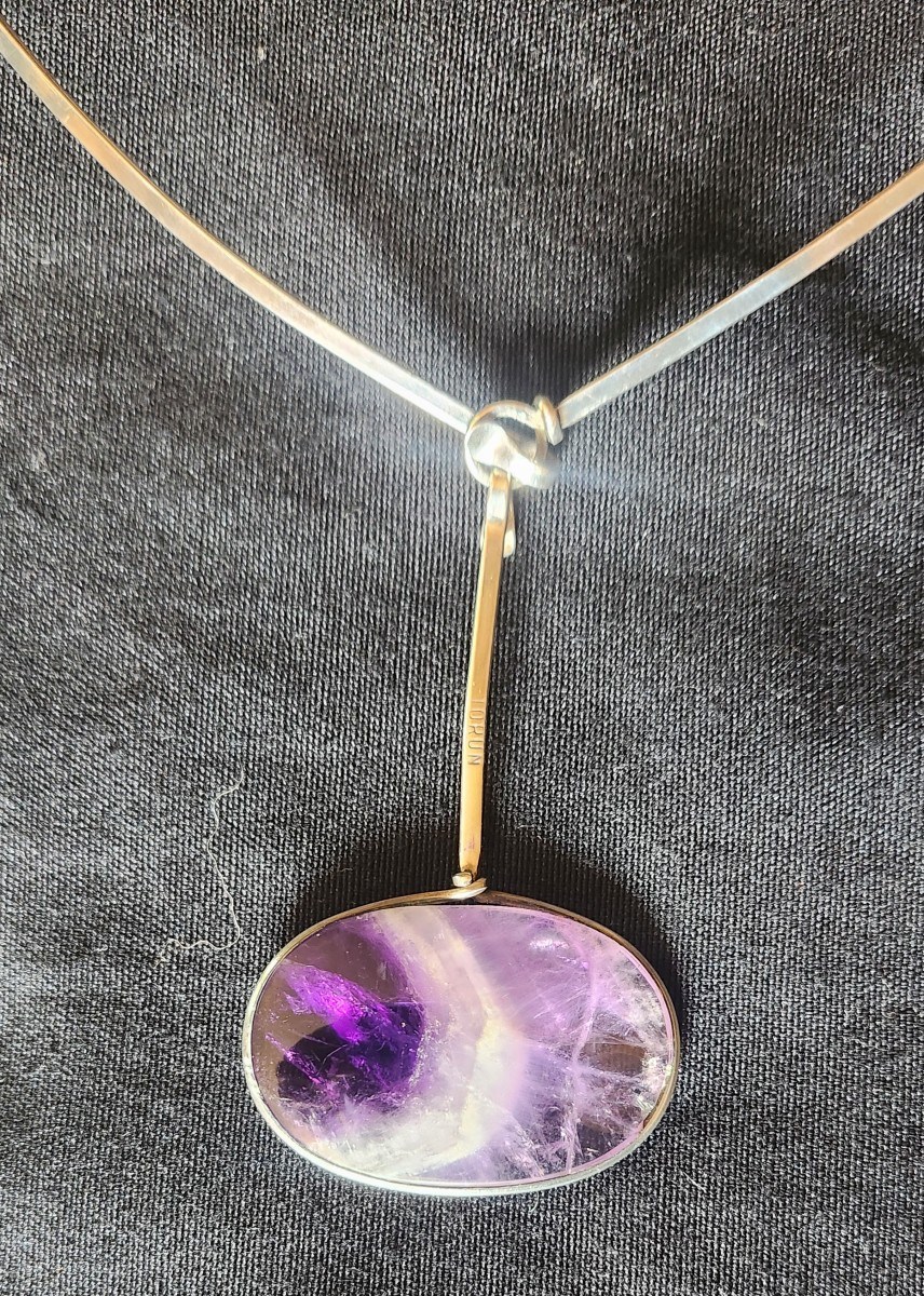 Viviana Torun collier torque et pendentif-photo-7