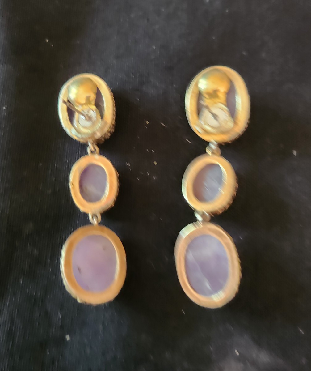 19th Century Vermeil And Amethyst Set -photo-2