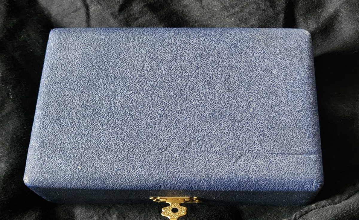 Georg Jensen ciuvert d enfant en argent dans leur ecrin vers 1920-photo-2