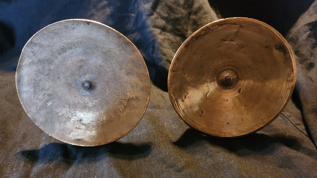 Pair Of Bronze Candlesticks, Compagnie Internationale Des Wagons-lits (international Sleeping Car Company)-photo-4