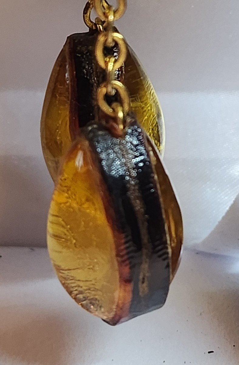 Henri Perichon Earring In Talossel Circa 1960-photo-4