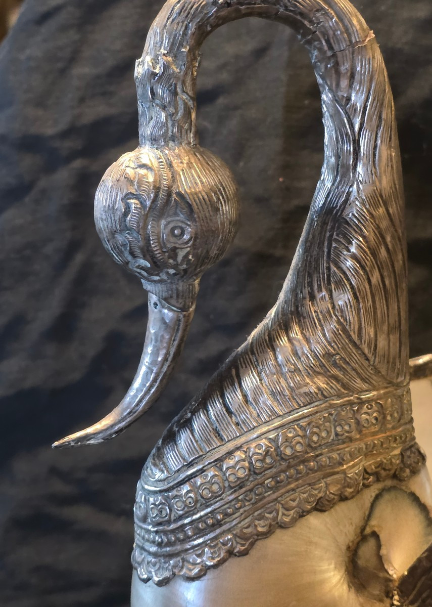 Silver Swan And Nautilus Circa 1900-photo-2