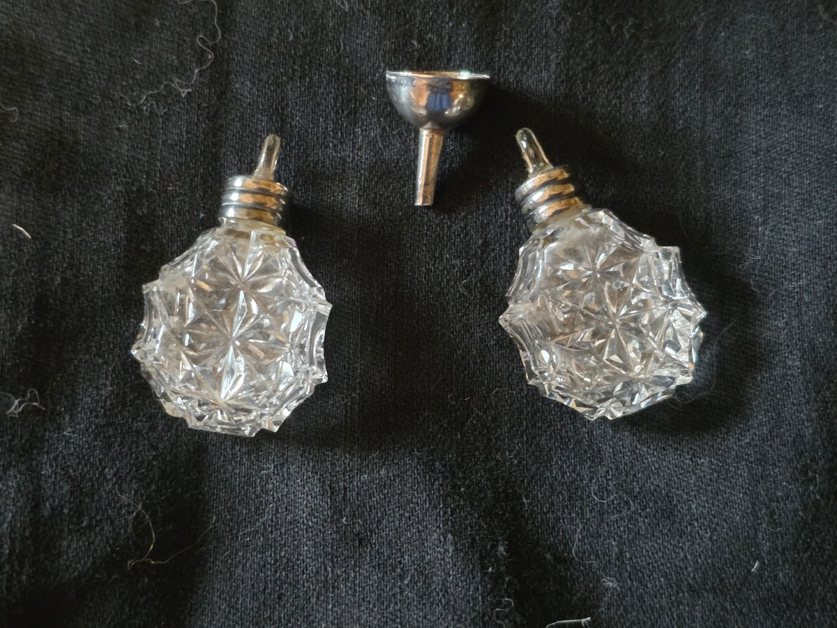 Shagreen And Silver Scented Dressing Table, 18th Century-photo-3