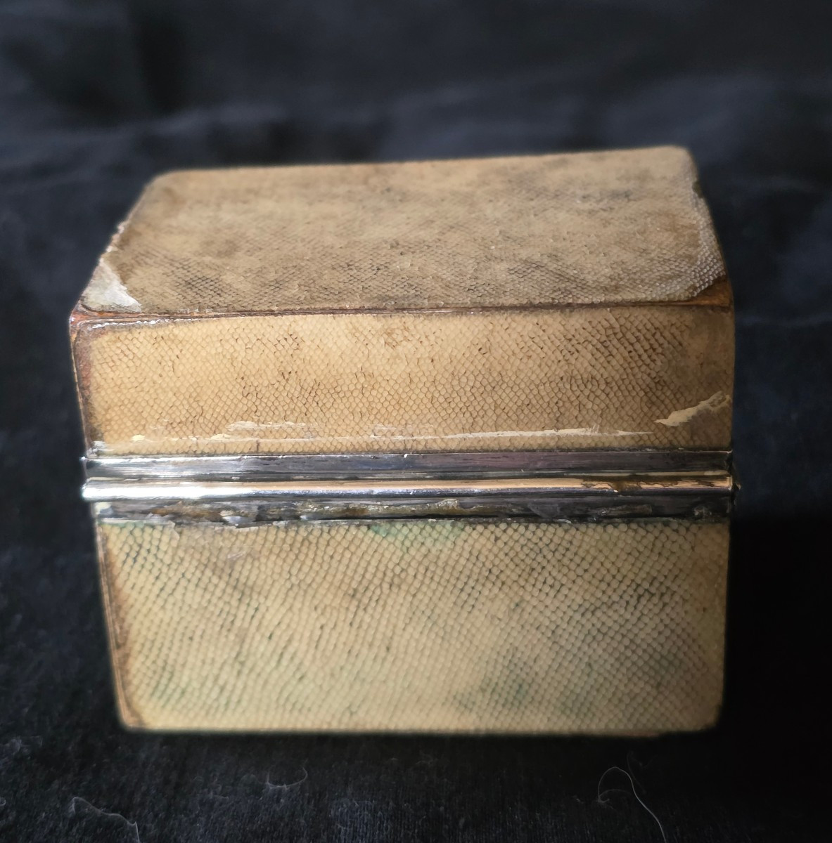 Shagreen And Silver Scented Dressing Table, 18th Century-photo-4