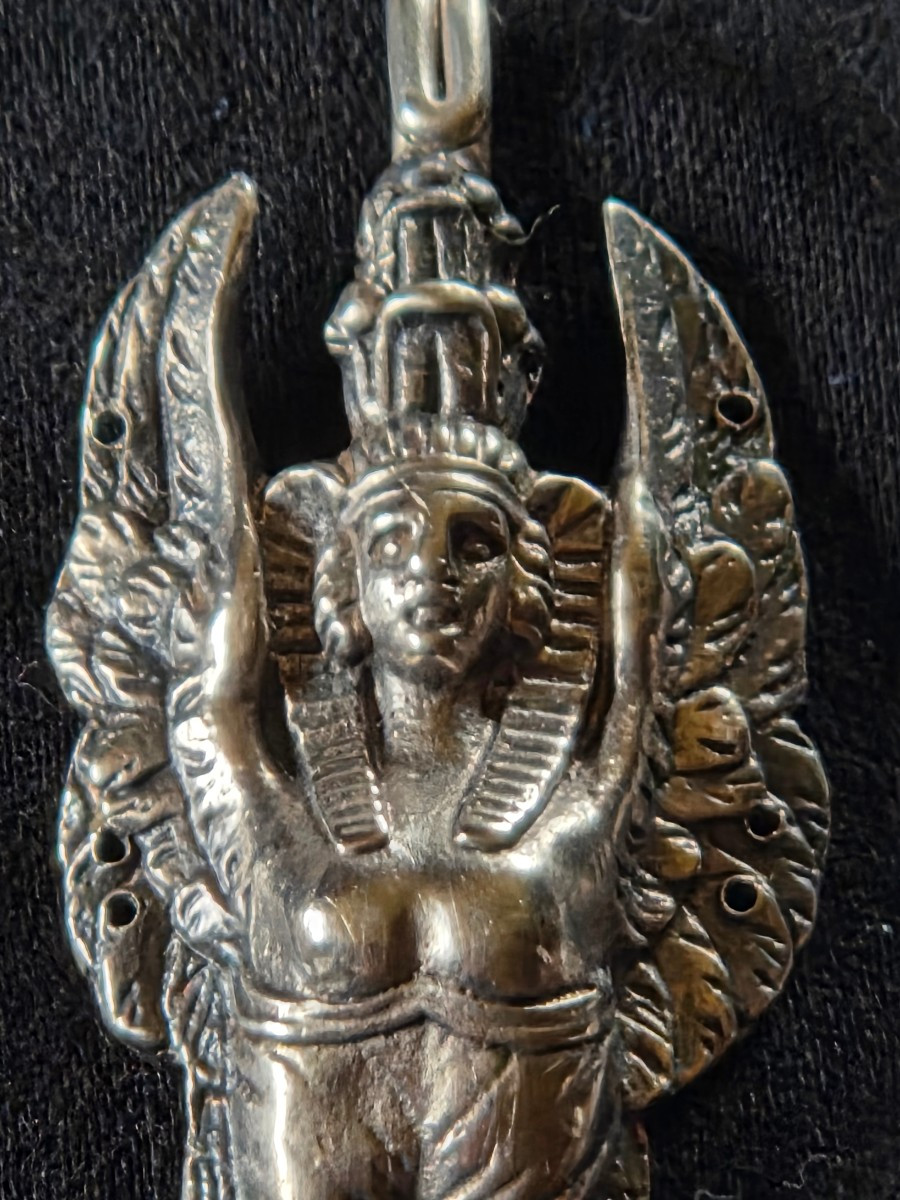 Boucle de cape en argent retour d egypte-photo-3