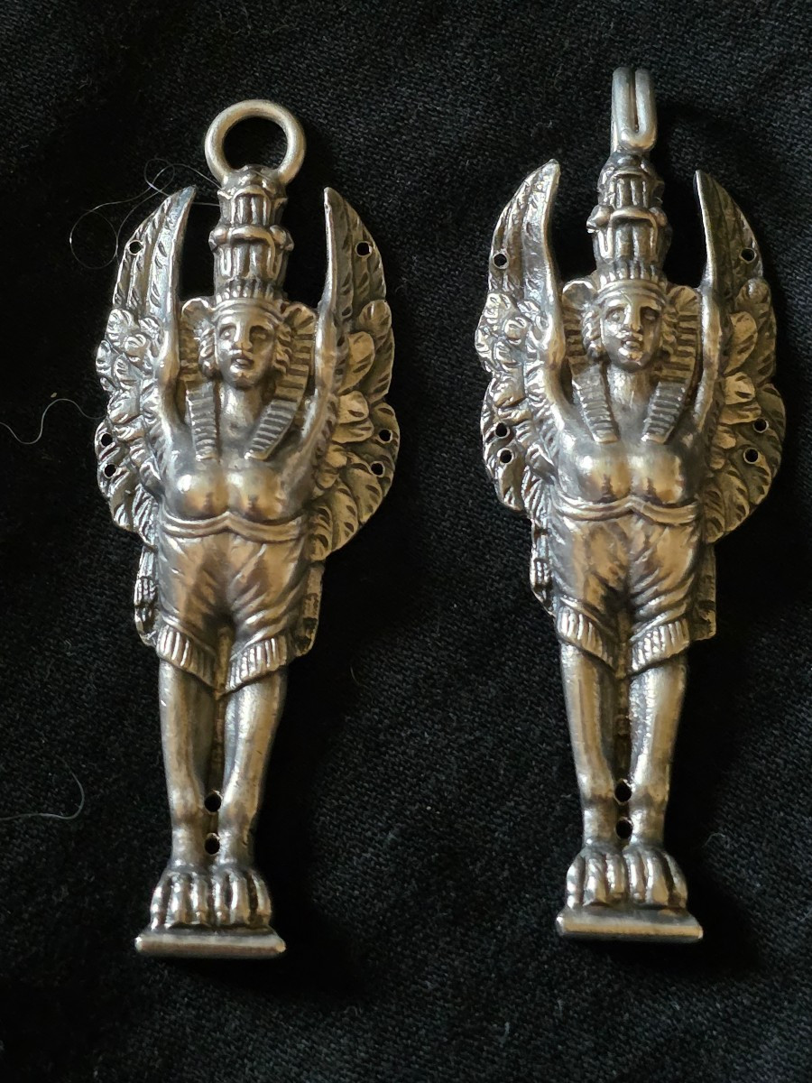 Boucle de cape en argent retour d egypte