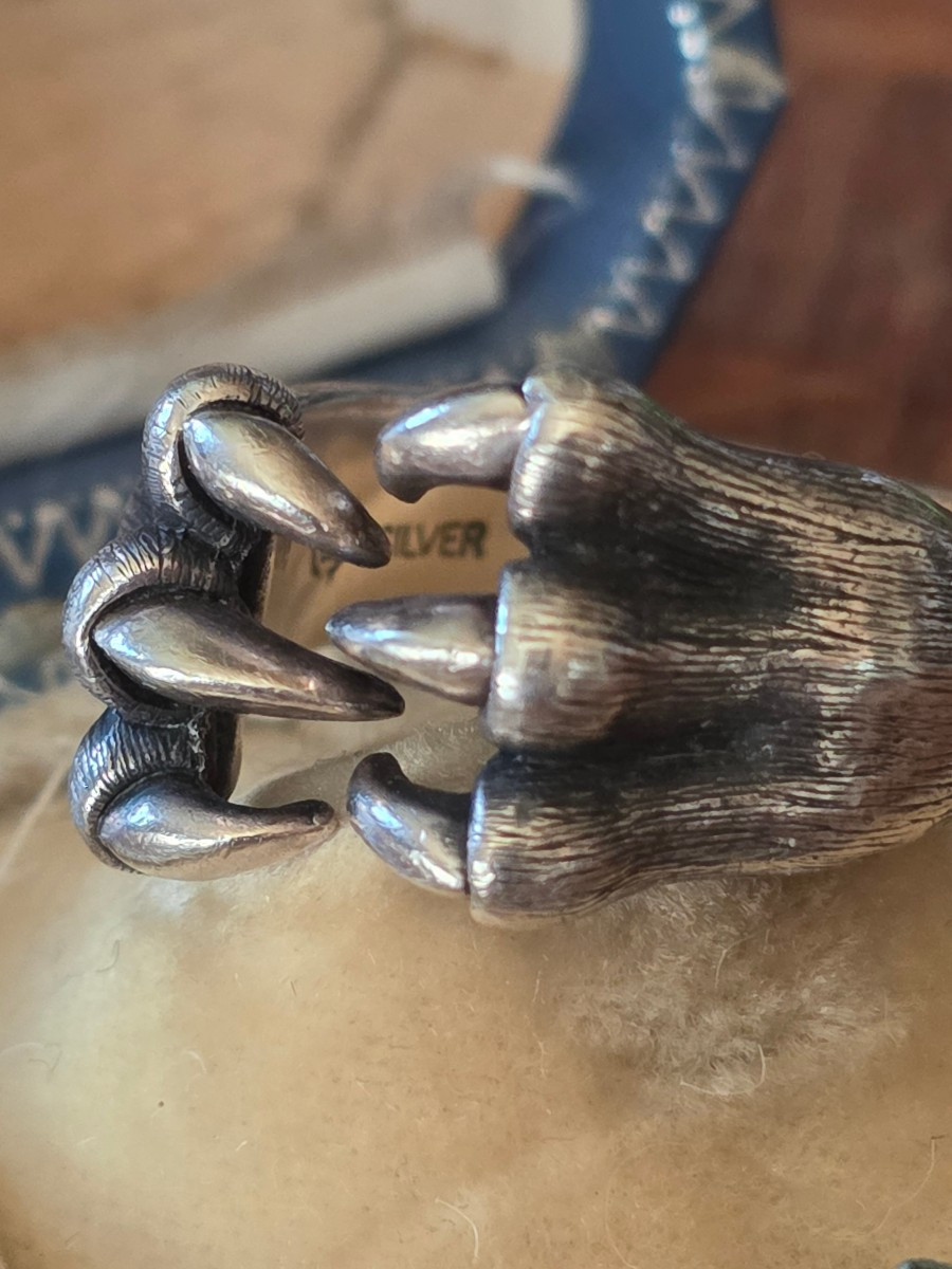 Silver Claw Ring-photo-4