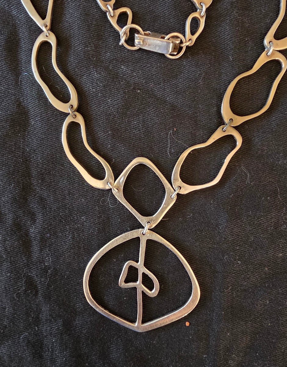 Collier design en argent -photo-2