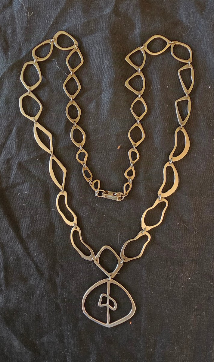 Collier design en argent 