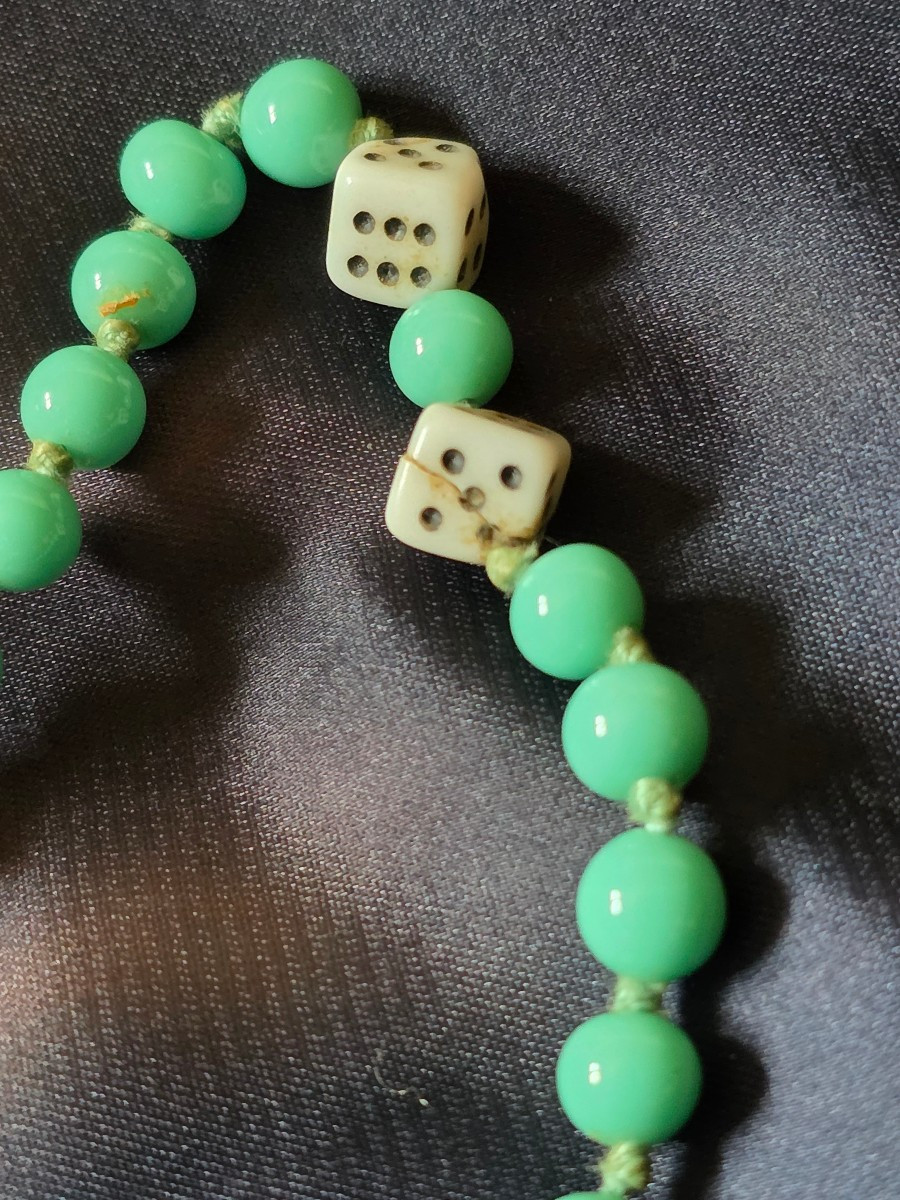 Collier porte bonheur de joueurs vers 1930-photo-4