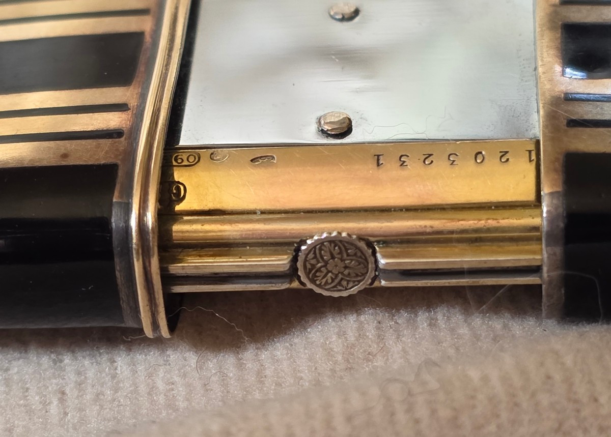 Montre pendentif vermeil et laque arr deco-photo-1