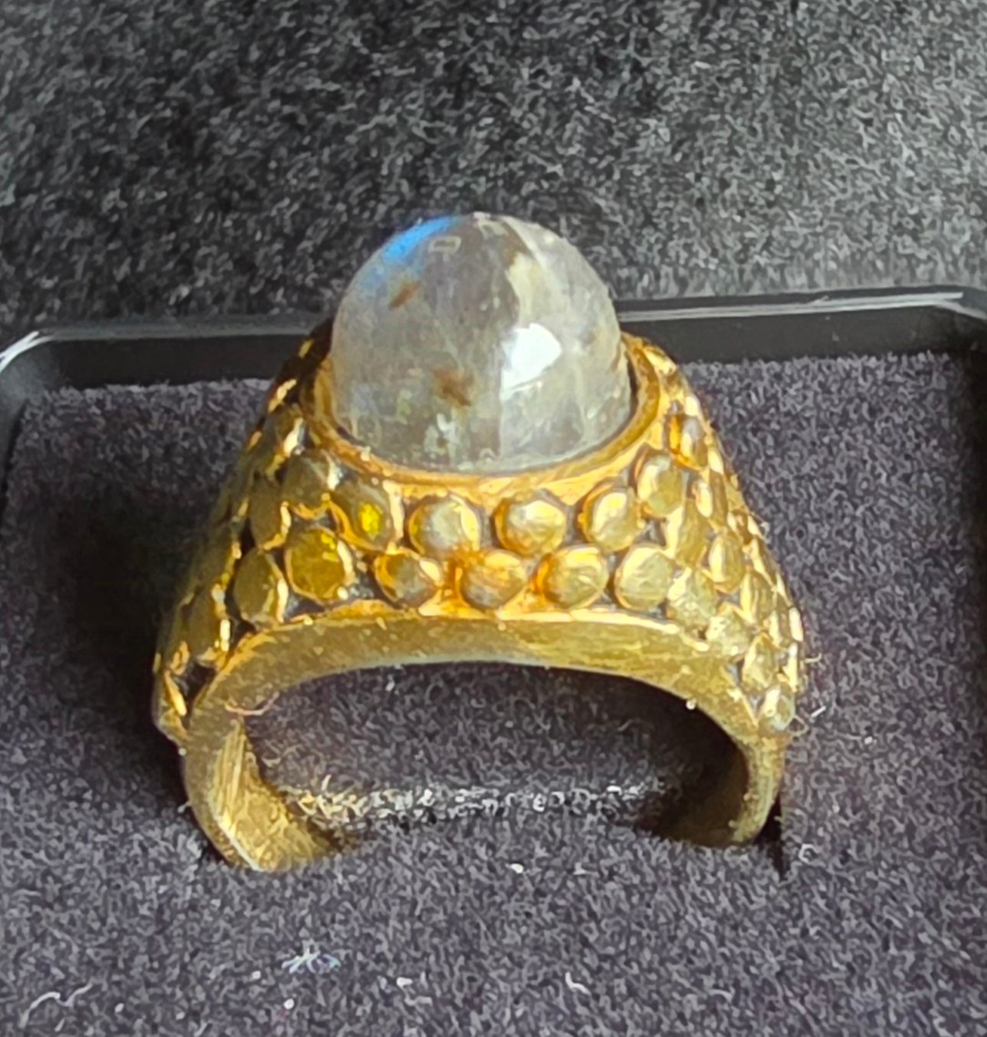 Bague en vermeil et labradors -photo-2