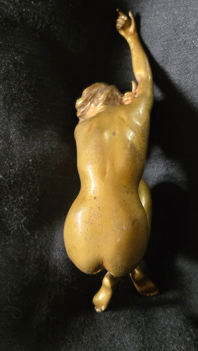 Bronze femme nue art nouveau-photo-1