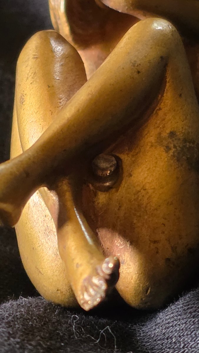 Bronze femme nue art nouveau-photo-2