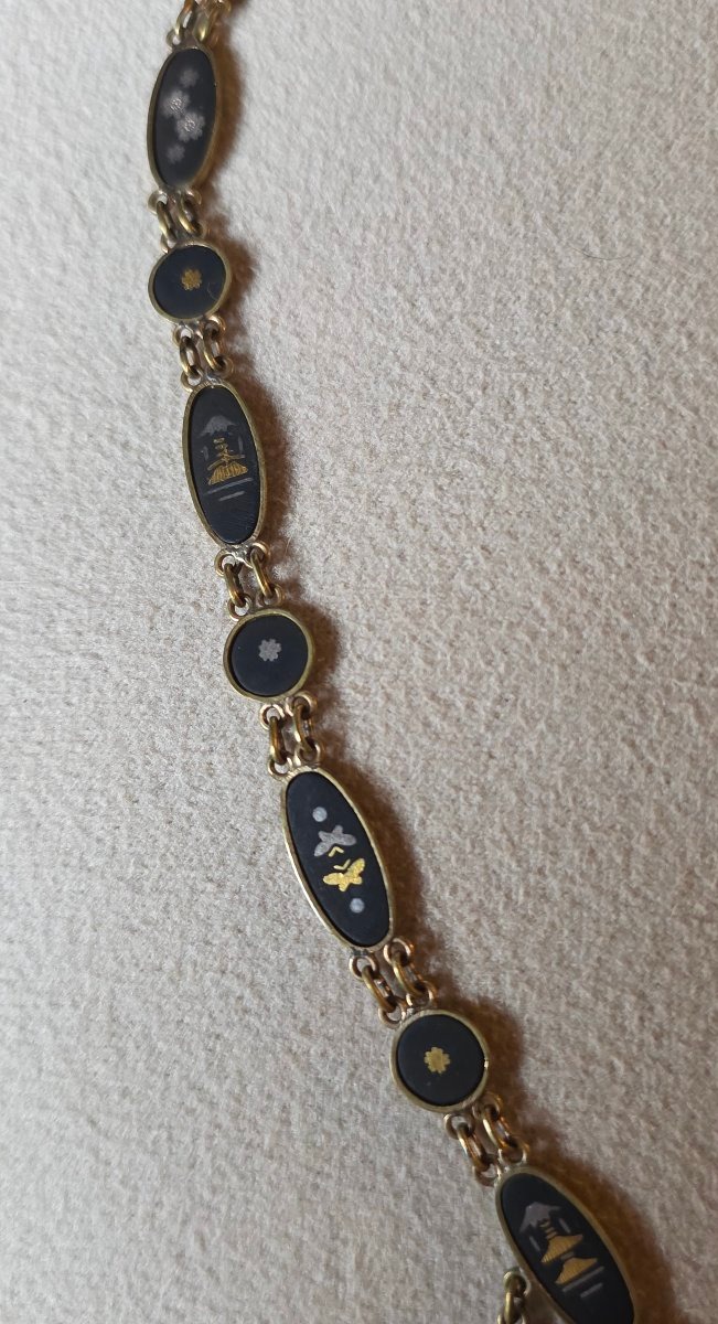 Collier japonnais décor papillon-photo-5