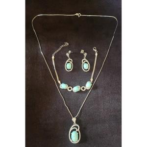 Silver And Turquoise Adornment