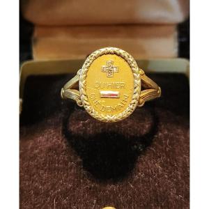 Sentimental Motto Ring In Gold 19th Century 