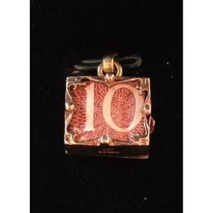 Emergency Pendant, 10-pound Gold Note 