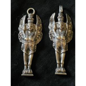 Boucle de cape en argent retour d egypte