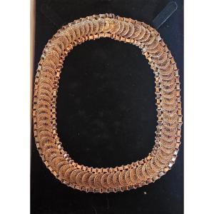 Collier articulé en argent vers 1930