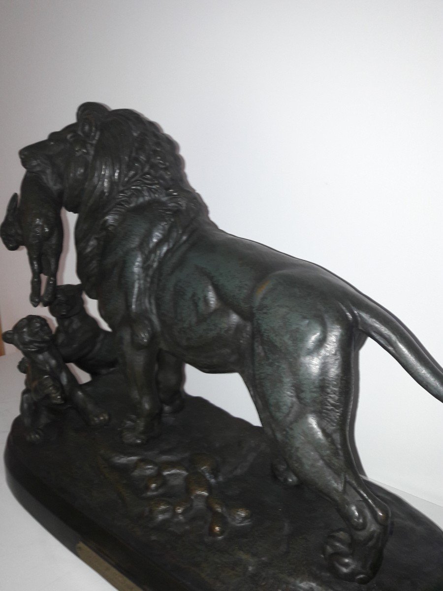 Sculpture bronze animalier signée Delabrierre-photo-3