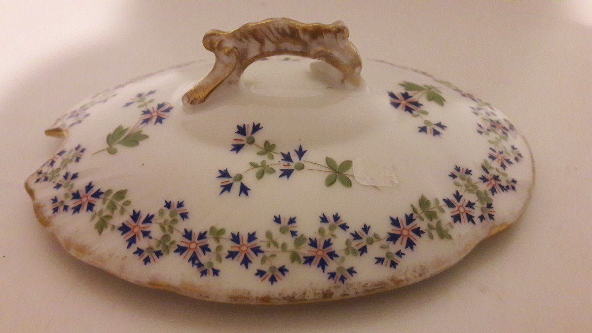 Proantic: Saucière En Porcelaine Emile Bourgeois