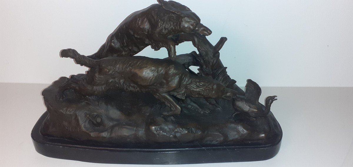 Sculpture Bronze Pierre-jules Mene