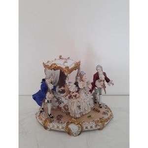 Large Unter Weiss Bach Porcelain Group