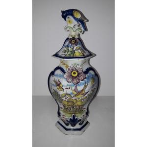 Delft Covered Pot