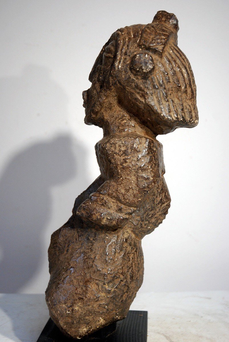 Statue Olifant Pierre Boyo Drc Zaire (near Luba Lega Hemba)-photo-2
