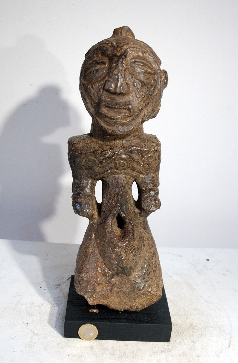 Statue Olifant Pierre Boyo Drc Zaire (near Luba Lega Hemba)
